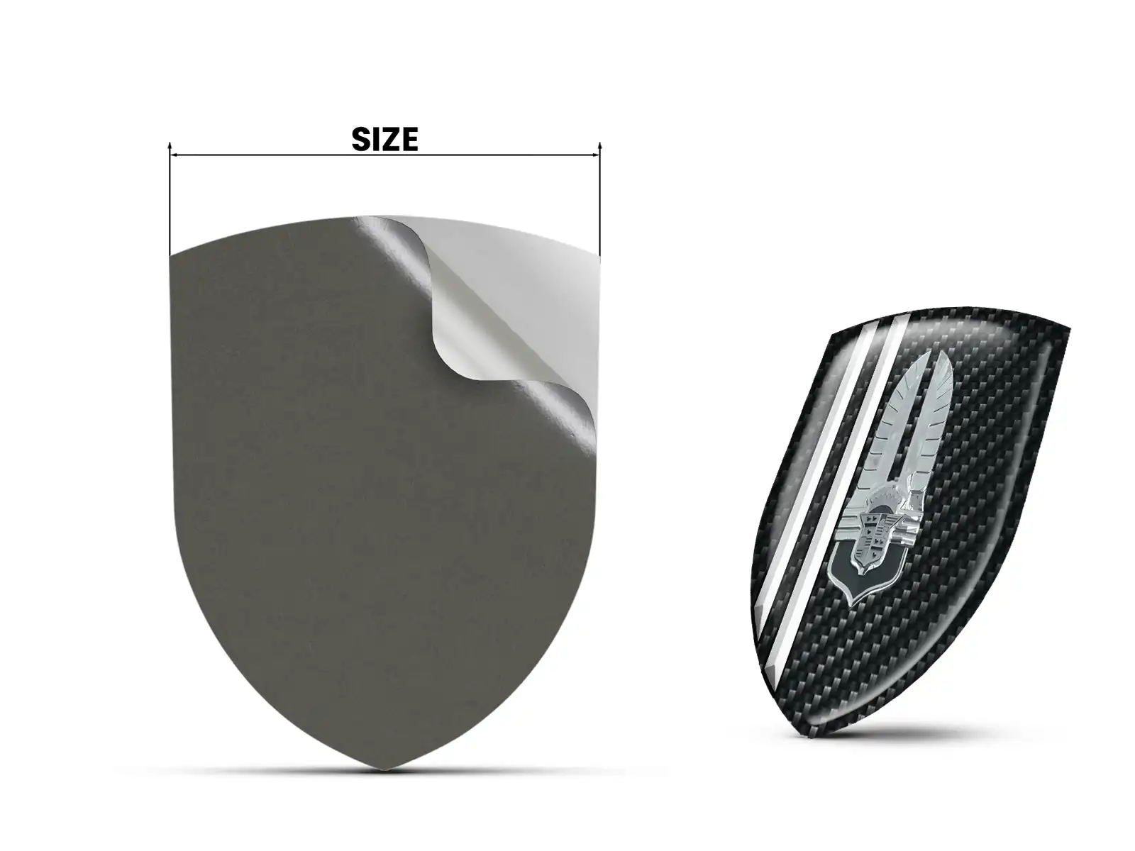 Cadillac Emblemas Resina Acabado Drift Pegatinas Premium Cúpula